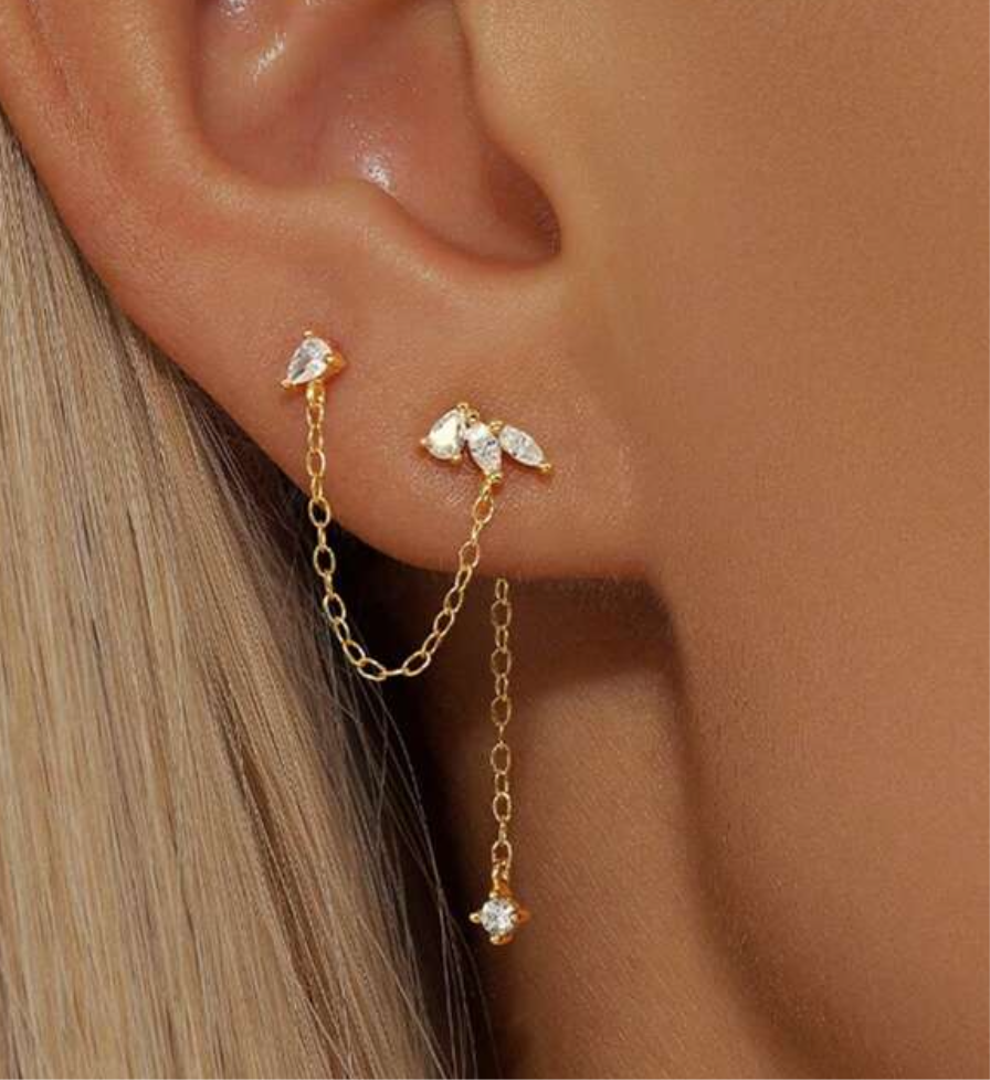 Earring libellule